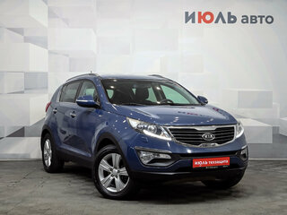 2012 Kia Sportage III, синий, 1430000 рублей, вид 3
