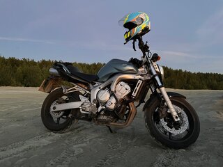 2005 Yamaha FZ6, голубой, 395000 рублей, вид 1