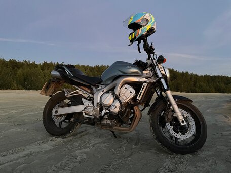 2005 Yamaha FZ6, голубой, 395000 рублей, вид 1