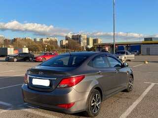 2014 Hyundai Solaris I Рестайлинг, серый, 1100000 рублей, вид 5
