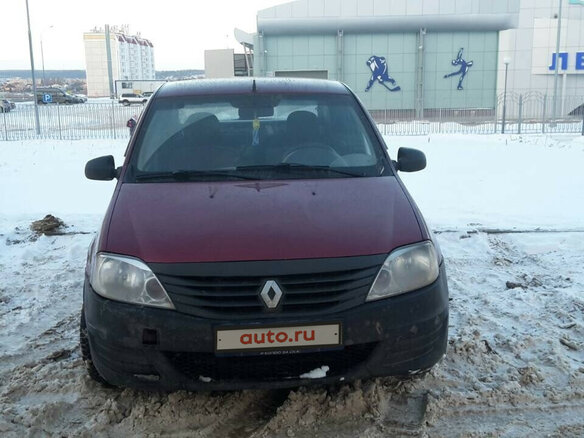 2012 Renault Logan I Рестайлинг, красный, 320000 рублей