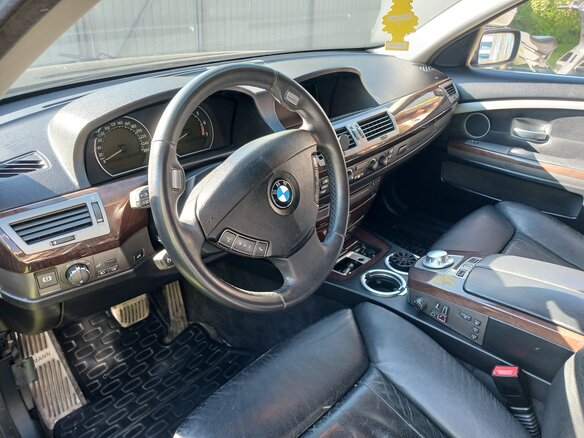 2003 BMW 7 серии Long 730Li IV (E65/E66), чёрный, 850000 рублей - вид 5