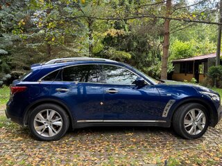 2013 Infiniti FX37 II (S51) Рестайлинг, синий, 2700000 рублей, вид 3