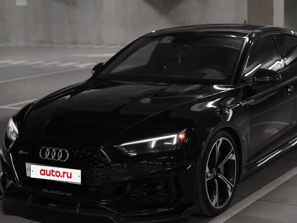 2018 Audi RS 5 II (F5), чёрный, 5500000 рублей