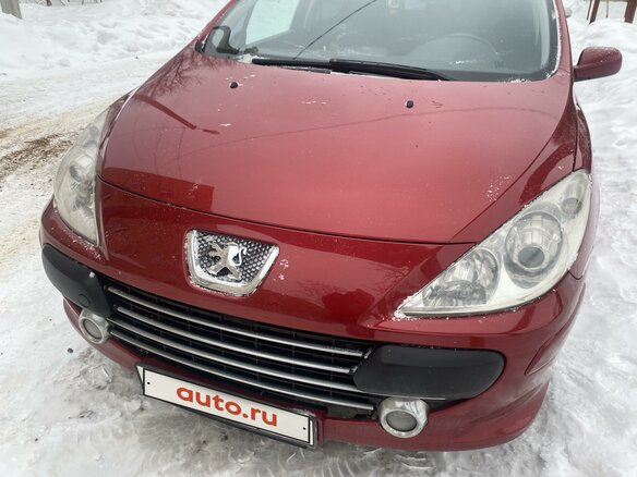 2007 Peugeot 307 I Рестайлинг, красный, 480000 рублей - вид 13
