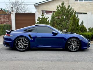 2020 Porsche 911 Turbo S VIII (992), синий, 23000000 рублей, вид 5