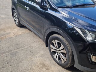 2013 Hyundai Santa Fe III, чёрный, 1770000 рублей, вид 3