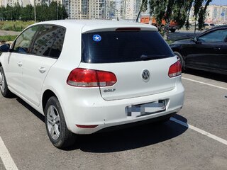 2012 Volkswagen Golf VI, белый, 715000 рублей, вид 2
