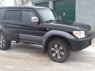 1997 Toyota Land Cruiser Prado 90 Series, чёрный, 950000 рублей, вид 2