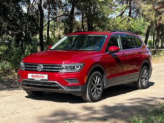 2019 Volkswagen Tiguan Allspace II, красный, 2400000 рублей, вид 1