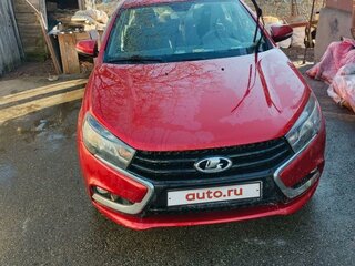 2016 Lada (ВАЗ) Vesta I, красный, 900000 рублей, вид 1