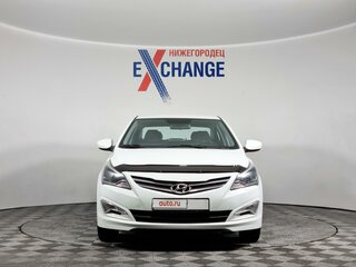 2014 Hyundai Solaris I Рестайлинг, белый, 1130000 рублей, вид 2
