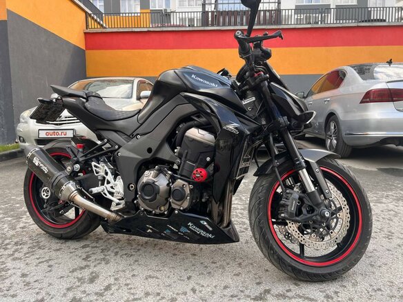 2014 Kawasaki Z 1000, чёрный, 1000000 рублей - вид 12