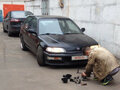 1990 Honda Civic, чёрный - вид 2