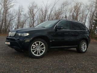 2005 BMW X5 4.4i I (E53) Рестайлинг, чёрный, 1450000 рублей, вид 2