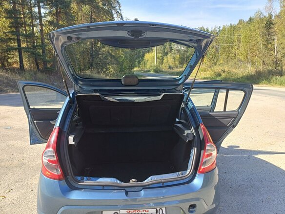 2012 Renault Sandero I, синий - вид 12