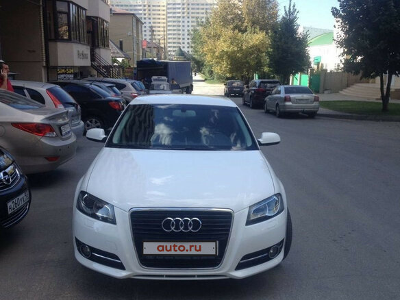 2010 Audi A3, белый - вид 2