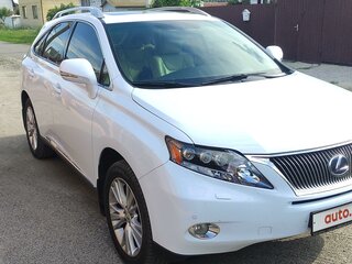 2009 Lexus RX 450h III, белый, 3000000 рублей, вид 1