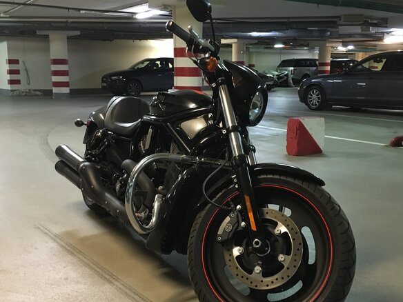 2008 Harley-Davidson V-Rod, чёрный - вид 3