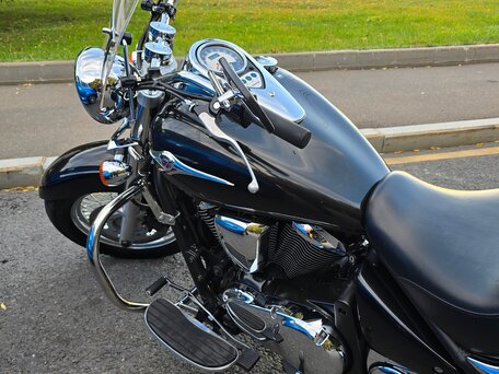 2013 Kawasaki VN900 Vulcan, чёрный, 650000 рублей, вид 2