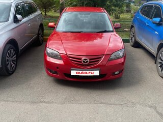 2004 Mazda 3 I (BK), красный, 400000 рублей, вид 3