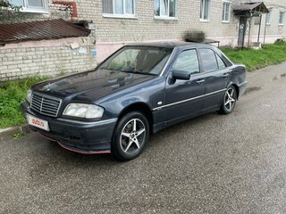 1998 Mercedes-Benz C-Класс 180 I (W202) Рестайлинг, синий, 450000 рублей, вид 1