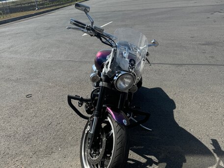 2002 Yamaha XV 1700 Warrior, фиолетовый, 830000 рублей, вид 1