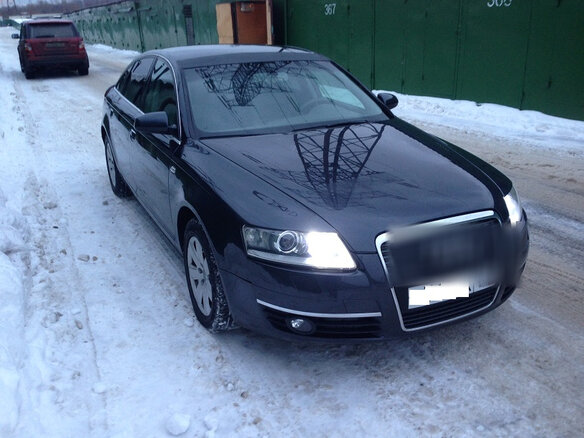 2005 Audi A6 III (C6), чёрный - вид 2