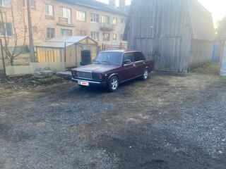 2002 Lada (ВАЗ) 2107, красный, 200000 рублей, вид 2