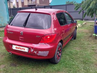 2006 Peugeot 307 I Рестайлинг, красный, 250000 рублей, вид 4
