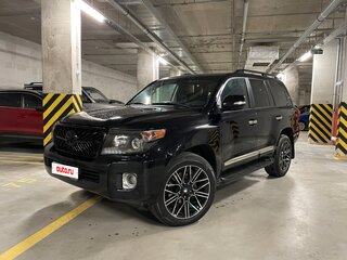 2014 Toyota Land Cruiser 200 Series Рестайлинг 1, чёрный, 3550000 рублей, вид 1