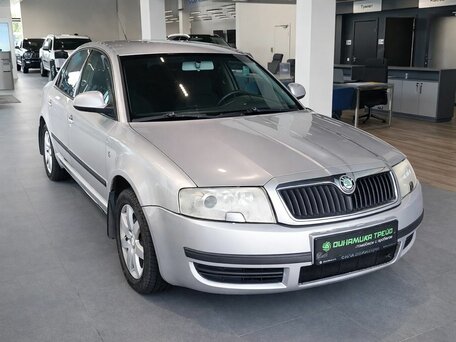 2007 Skoda Superb I Рестайлинг, серебристый, 299000 рублей, вид 1