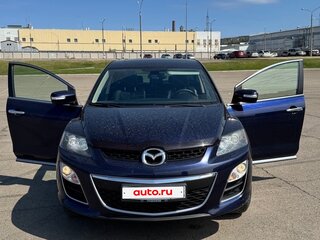 2010 Mazda CX-7 I Рестайлинг, синий, 1300000 рублей, вид 2