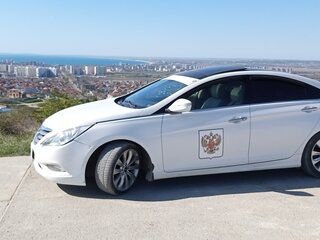 2011 Hyundai Sonata VI (YF), белый, 1200000 рублей, вид 3
