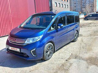 2016 Honda Stepwgn V, синий, 1850000 рублей, вид 2