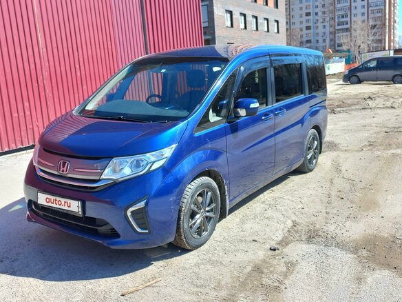 2016 Honda Stepwgn V, синий, 1850000 рублей - вид 1