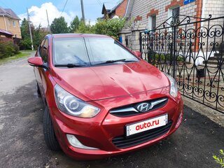 2013 Hyundai Solaris I, красный, 800000 рублей, вид 2
