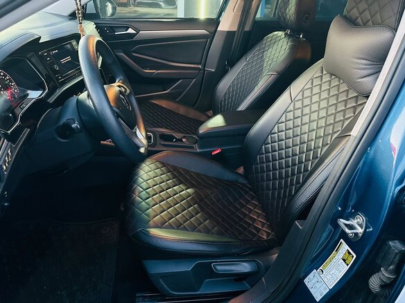 2018 Volkswagen Jetta 8-speed VII, синий, 1340000 рублей - вид 9