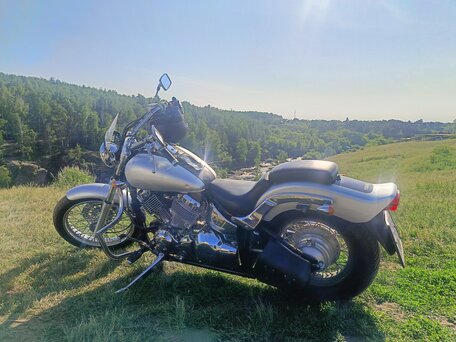 1994 Yamaha XVS400 Drag Star, серый, 400000 рублей, вид 5