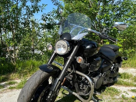 2005 Yamaha XV 1700 Warrior, чёрный, 780000 рублей, вид 2