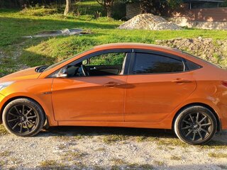 2015 Hyundai Solaris I Рестайлинг, оранжевый, 1250000 рублей, вид 3