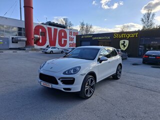2011 Porsche Cayenne Turbo II (958), белый, 2500000 рублей, вид 1