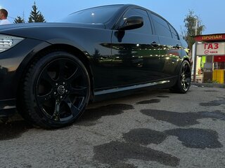 2008 BMW 3 серии 320i V (E90/E91/E92/E93) Рестайлинг, чёрный, 870000 рублей, вид 4