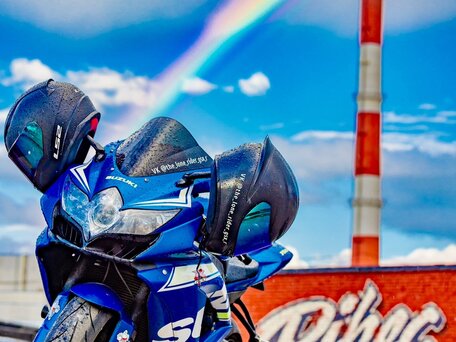 2009 Suzuki GSX-R 750, синий, 590000 рублей, вид 2