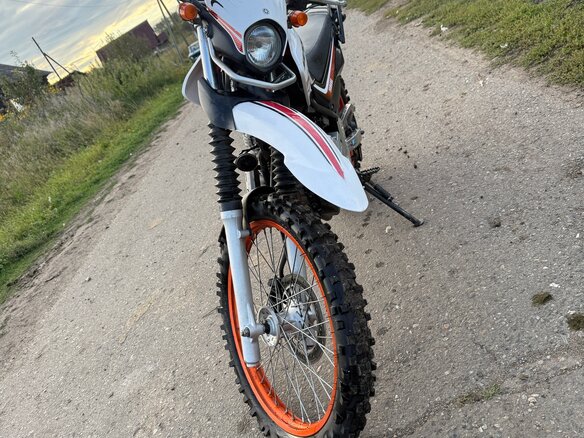 2019 Yamaha XT250 Serow, оранжевый, 400000 рублей - вид 8