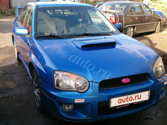 2004 Subaru Impreza WRX II Рестайлинг 1, синий