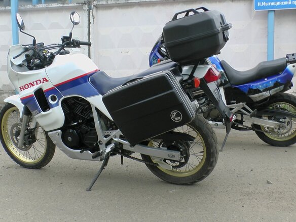 1988 Honda XL600V Transalp, синий