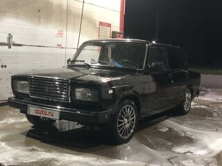 2008 Lada (ВАЗ) 2107, чёрный, 600000 рублей, вид 2