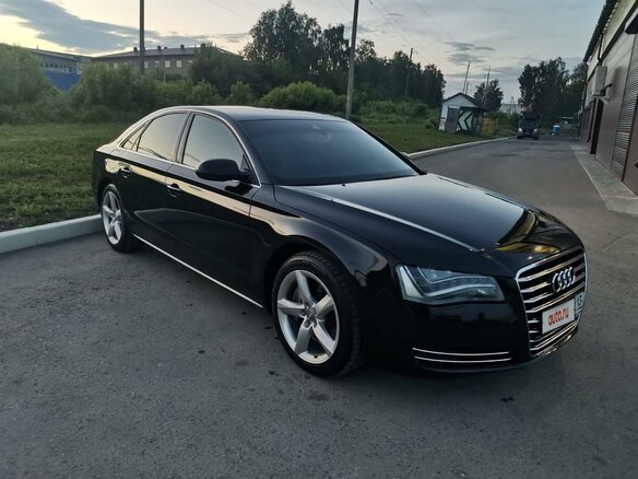 2012 Audi A8 III (D4), чёрный, 2800000 рублей - вид 1