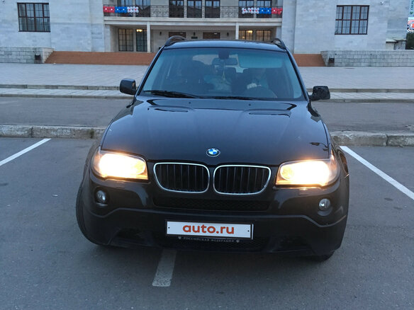 2007 BMW X3 20d I (E83) Рестайлинг, чёрный - вид 3